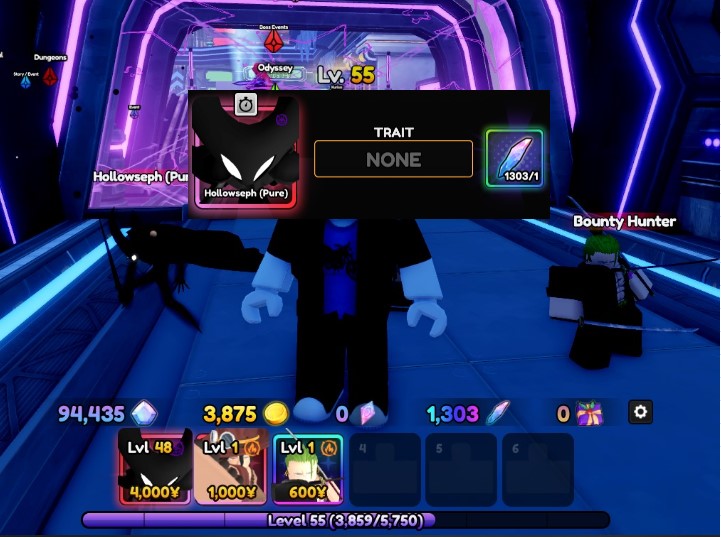 Acc AV Lv50+100k gem+1k200 Reroll có Hollow evo hoặc râu trắng evo