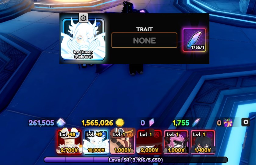 acc qt Lv40+ Rukia+Râu trắng Evo hơn 1k500 reroll